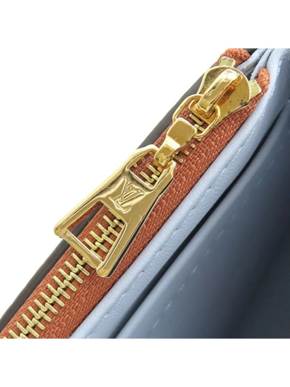 Louis Vuitton 2-Way Bag Twist One Handle PM Leather Taurillon Caramel Blue